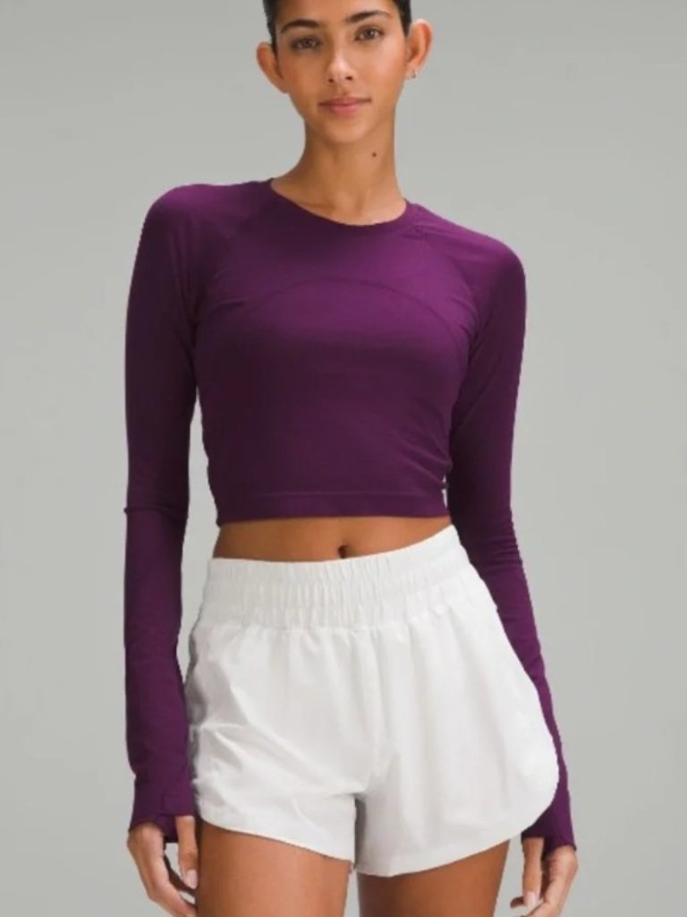 Lululemon Swiftly Tech Long Sleeve 2.0 Cropped Long Sleeve